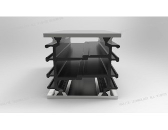 Forme CT 41 mm bande de barrière thermique d'extrusion de profilés de fenêtres en aluminium alt=
